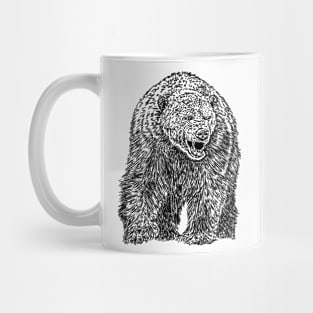 Angry Grizzly Bear Mug